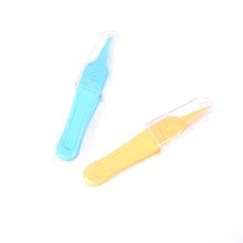 Пластиковые чистые пинцеты для ухода за ушами и носом, пинцеты для младенцев, пинцеты, щипцы для младенцев, зажимы для мамадейры