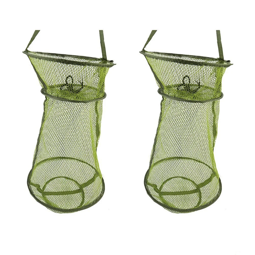 two folden Fishing Net cages