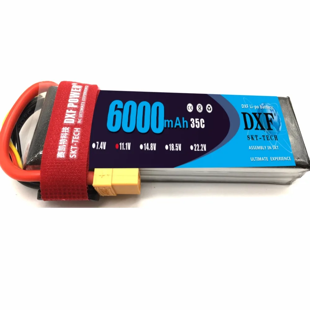Аккумулятор DXF 3s 11 1 V lipo 6000mah 35C Max 60C Lipo для радиоуправляемого вертолета грузовика
