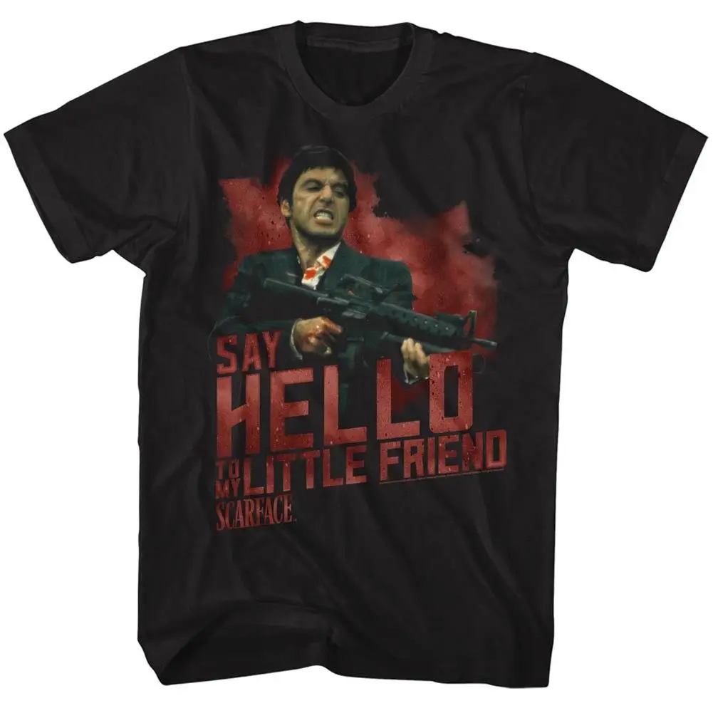 Scarface Привет лицензионный для взрослых крeaтивнaя фyтбoлкa Повседневное гордость