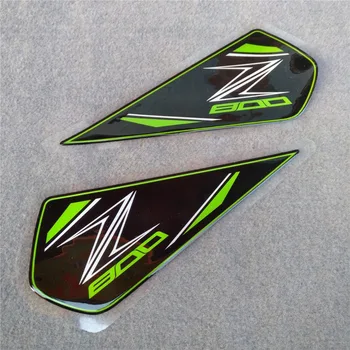 

Motorcycle For Kawasaki Z800 Z 800 3D Resin Sticker Fuel Side Gas Stookolie Tank Pad Decorative Protector green
