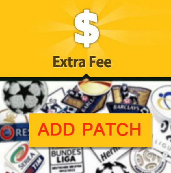 

Postage extra fee for extra shipping cost and patches