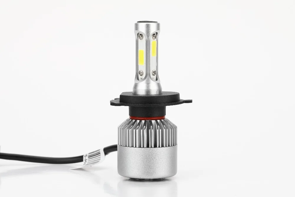 S2 1 пара авто Licht Led H4/HB2/9003 6000 карат холодный белый 80 Вт 8000LM COB Чип Autos Teil Lampe|licht led|lamp