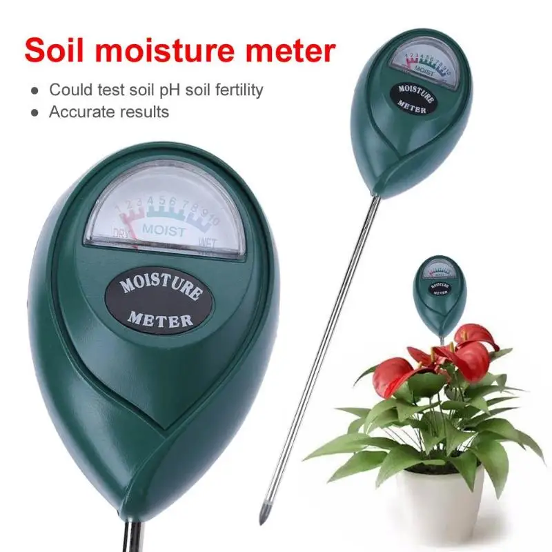 

Soil Moisture Meter For Garden Moisture Sunlight Flower Plant Soil Hygrometer Water PH Tester Tool Without Backlight Garden Tool