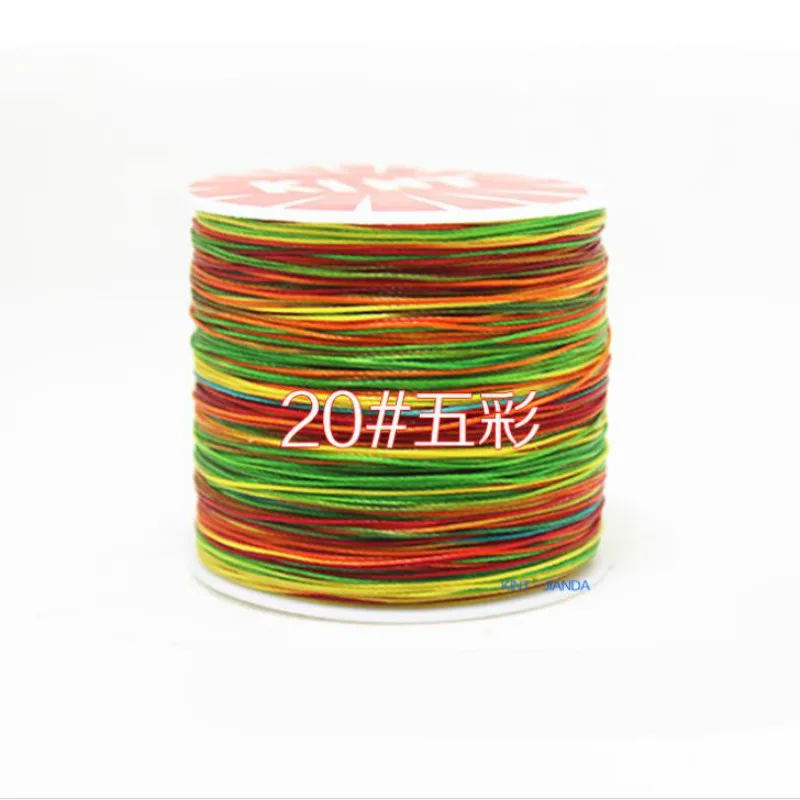 6 PCS/LOT COLORFUL Polyester Circular Wax LINE THREAD FOR Leather ART DIY Sewing ACCESSORIES