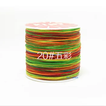 

6 PCS/LOT COLORFUL Polyester Circular Wax LINE THREAD FOR Leather ART DIY Sewing ACCESSORIES