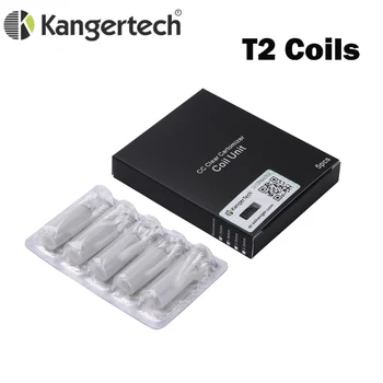 

Promotion!50pcs/lot Original Kanger T2 Coils Long Wick Heating Replacement Coils with 1.8/2.2/2.5/2.8ohm Suit for Kanger T2 Tank