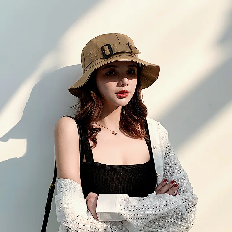 

Bucket Hat Woman Summer Literary Versatile Web Celebrity Ins Sun Hat Fashion Hat
