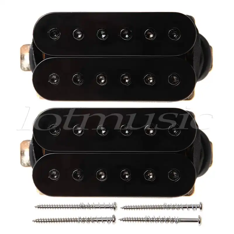 Hexbucker гитара Humbucker пикап комплект черный мост и шеи|pickup making|pickup productsneck oil |