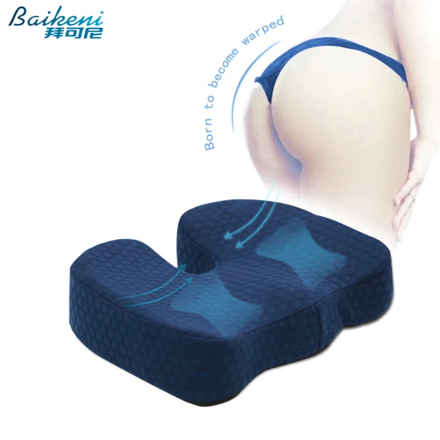 ergonomic hemorrhoid car seat cushion memory foam coccyx orthopedic
