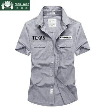 

Camisa masculina 2020 Summer New 100% Cotton Men Shirt Loose Men's Fashion Casual Short-sleeved Shirt Plus size 3XL 4XL