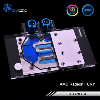 

Bykski A-FURY-X, Full Cover Graphics Card Water Cooling Block RGB/RBW/ARUA for AMD Radeon FURY