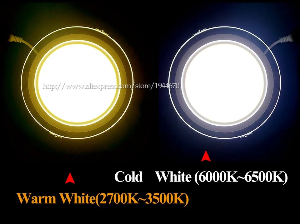 20 шт. DHL затемнения светодиодный светильник 6 Вт 12 Вт 18 Вт SMD 5730 светодиодный свет панели круглый стеклянный чехол утопленные потолочные светильники панель лампа
