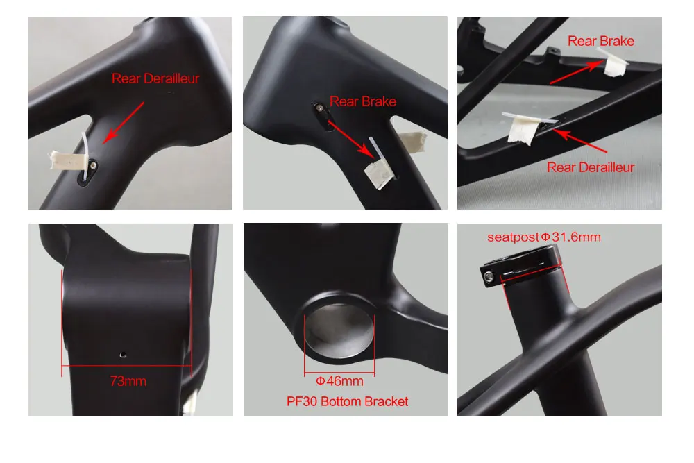 Excellent Newest carbon mtb frame fit for both 27.5/29er wheelset carbon mountain bike frame thru axle 148*12mm MTB carbon bike frame 2017 25