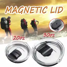30 унций 20 унций стакан замена крышки кристалл прозрачный контейнер MagSlider крышка Spillsproof