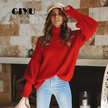 #Special Offers GIYU Drop Shoulder Sweater Lantern Long Sleeve Solid Casual Loose Sweaters Female Pullover sueter mujer invierno 2019 #Special Offers GIYU Drop Shoulder Sweater Lantern Long Sleeve Solid Casual Loose Sweaters Female Pullover sueter mujer invierno 2019