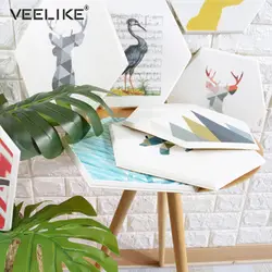 Новый китайский стиль самоклеющаяся настенная бумага s для гостиной современная креативная водостойкая контактная бумага DIY украшения для