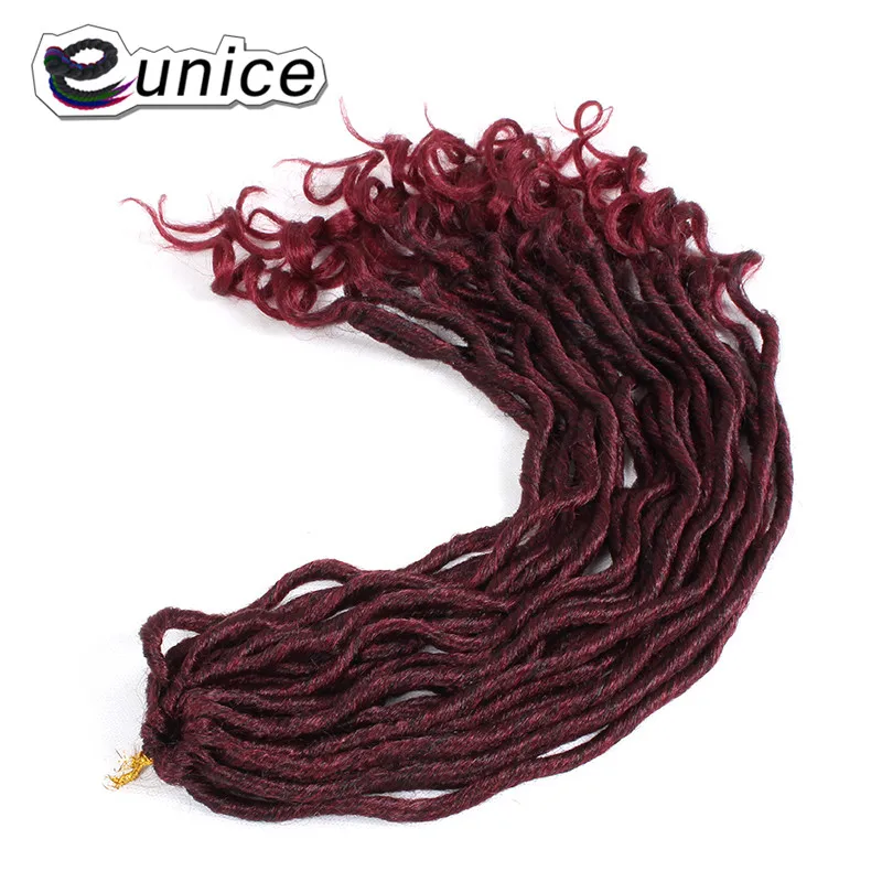 Faux Locs Curly Heat Resistant Synthetic Hair Extensions (1)