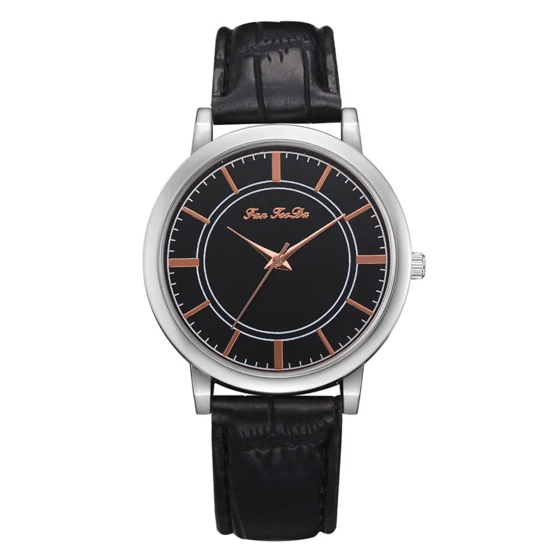 2018 Newly Design Fashion Watch Women Girl casual watches Leather bands Analog Quartz Wrist Watch clock Montre femme Y12 (3)