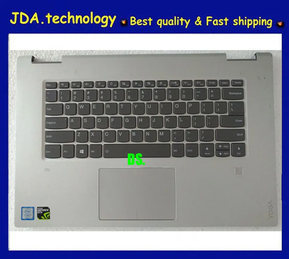 Wellendorff 95% genines для lenovo Yoga 720-15 720-15IKB американская клавиатура подставка верхняя крышка верхняя оболочка тачпад