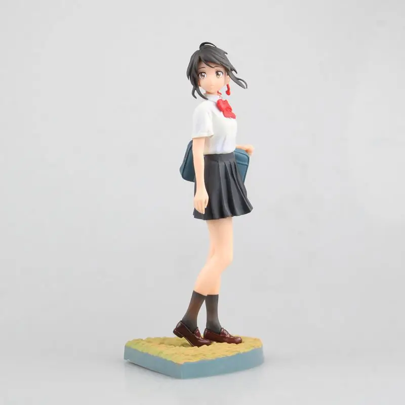 22-23 см 2 шт./лот ПВХ японского аниме figur kimino na wa Miyamizu Mitsuha ваше имя Tachibana Taki фигурка модель