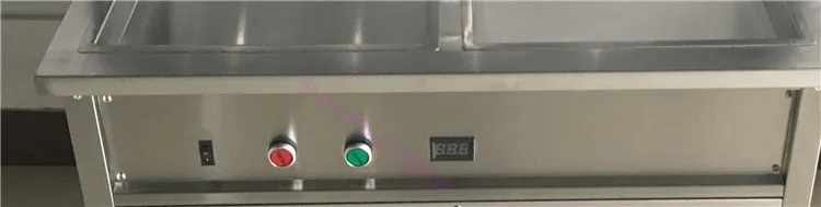 Fried Fruit Ice Cream Roll Maker Making