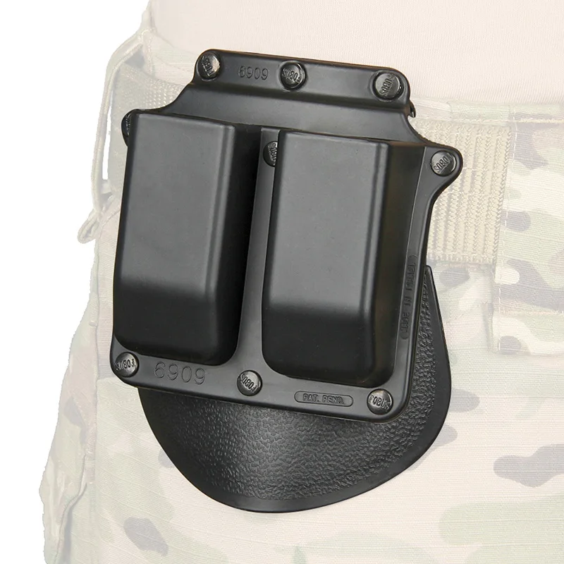 

PPT Tactical Black Color Double Magazine Pouch for Hunting Shooting of OS7-0110
