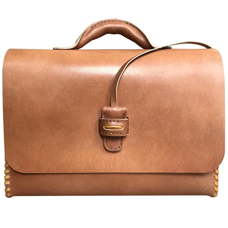 

Japanese Style Genuine Leather Handbag 2018 New Cowhide Crossbody Bags Original Design Luxury Shoulder Bag High Quality Suitcase