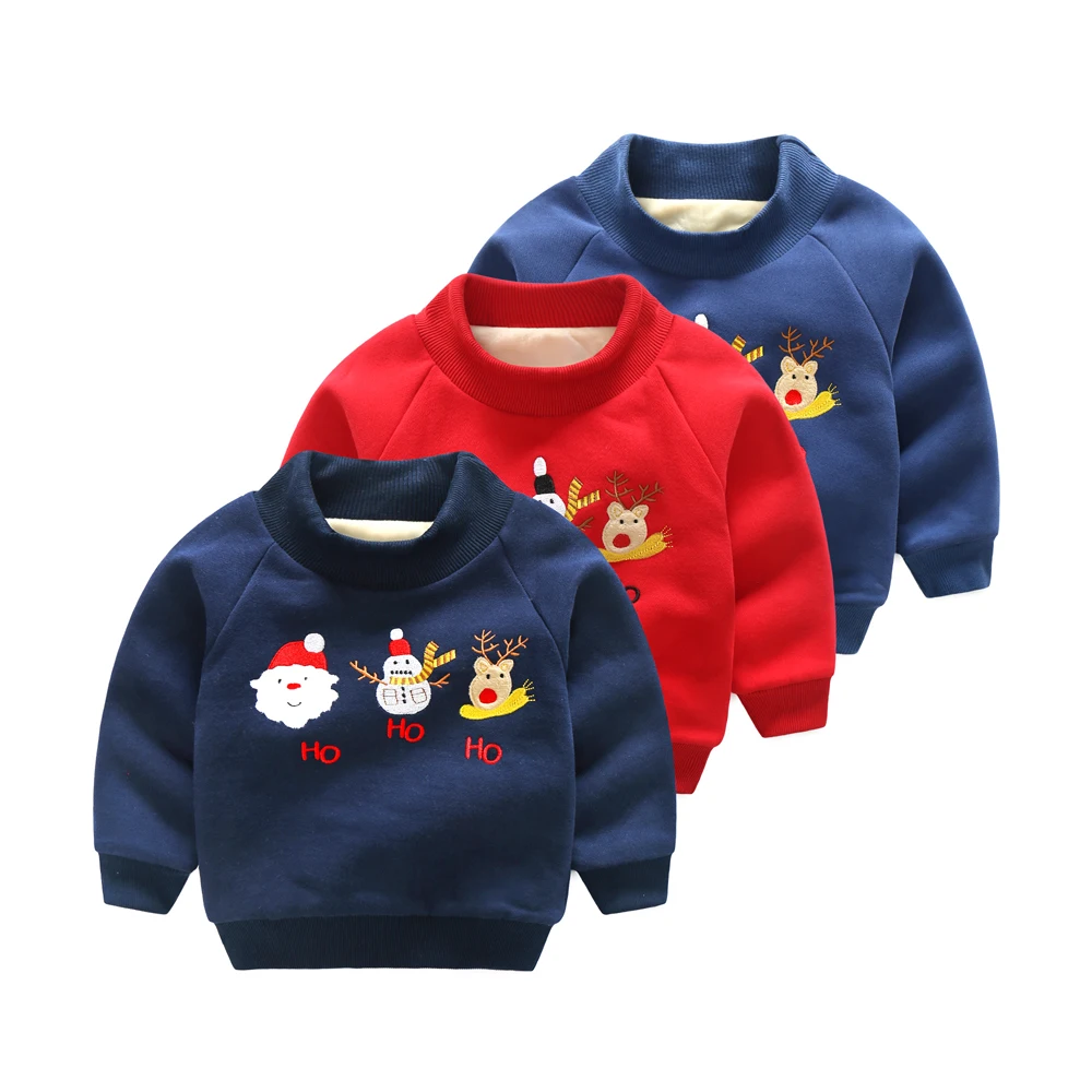 

Winter Children's Clothes Boy and Girl Sweater Christmas Gift Handmade Pattern Thick Clothes Suitable For 2-6 Years
