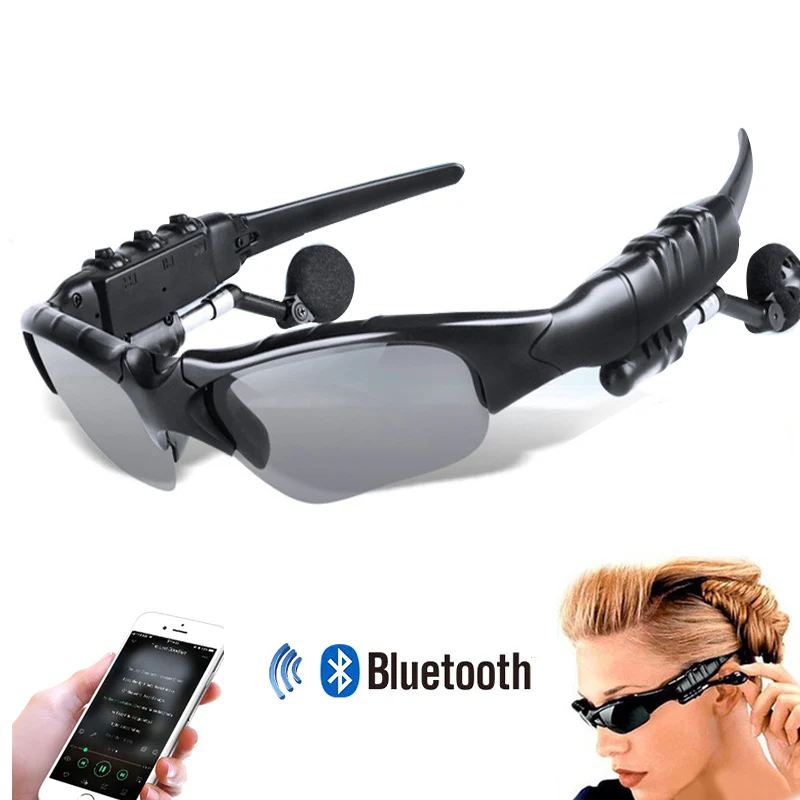 

Sports Sunglasses Wireless Bluetooth Headphone Outdoor riding spectacle Sports Music Headset Mic Earphones Glasses Free Gift