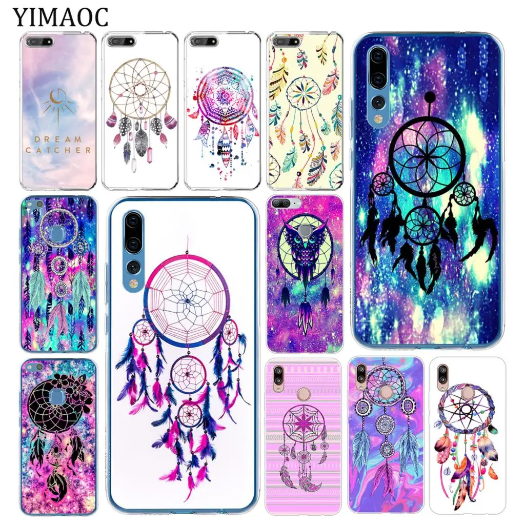

YIMAOC dream catcher dreamcatcher Soft Silicone Case for Huawei P30 P20 Pro P10 P9 P8 Lite 2015 2016 2017 P smart 2019 Cover