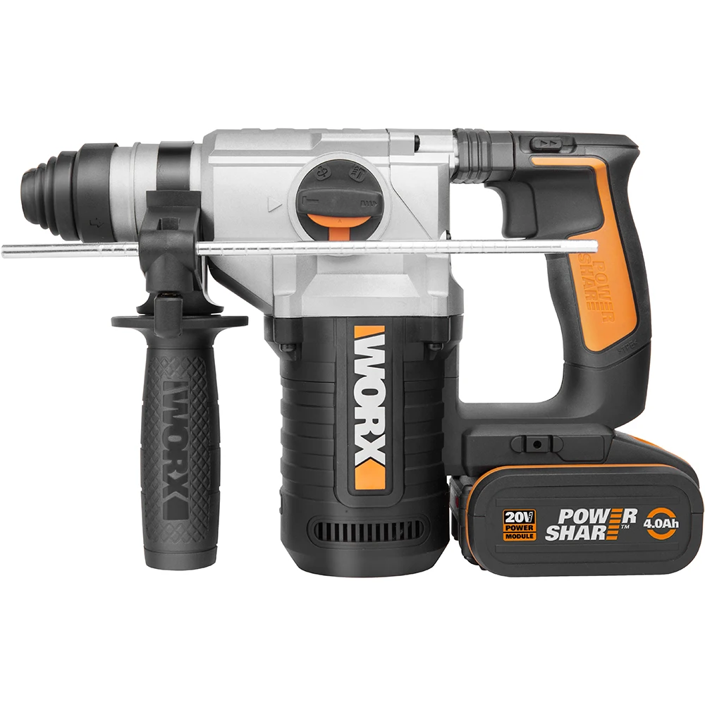 Перфоратор аккумуляторный WORX WX392 4Ач x 2 кейс