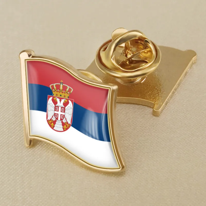 

Serbia Single Flag Lapel Pins