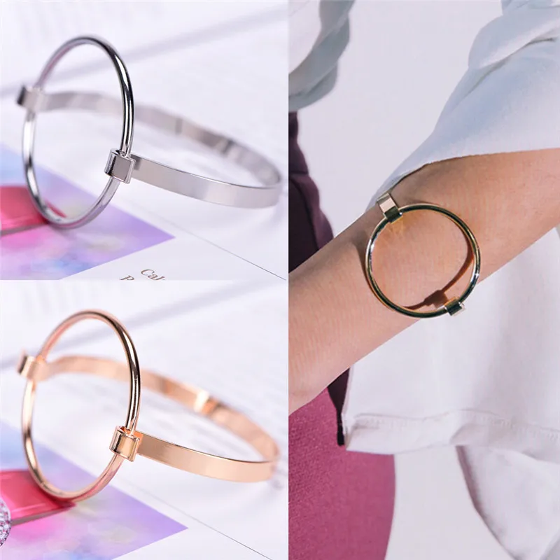 circular Ring fashion bangle bracelet Fashion han edition hollow out circle bracelet accessories wholesale