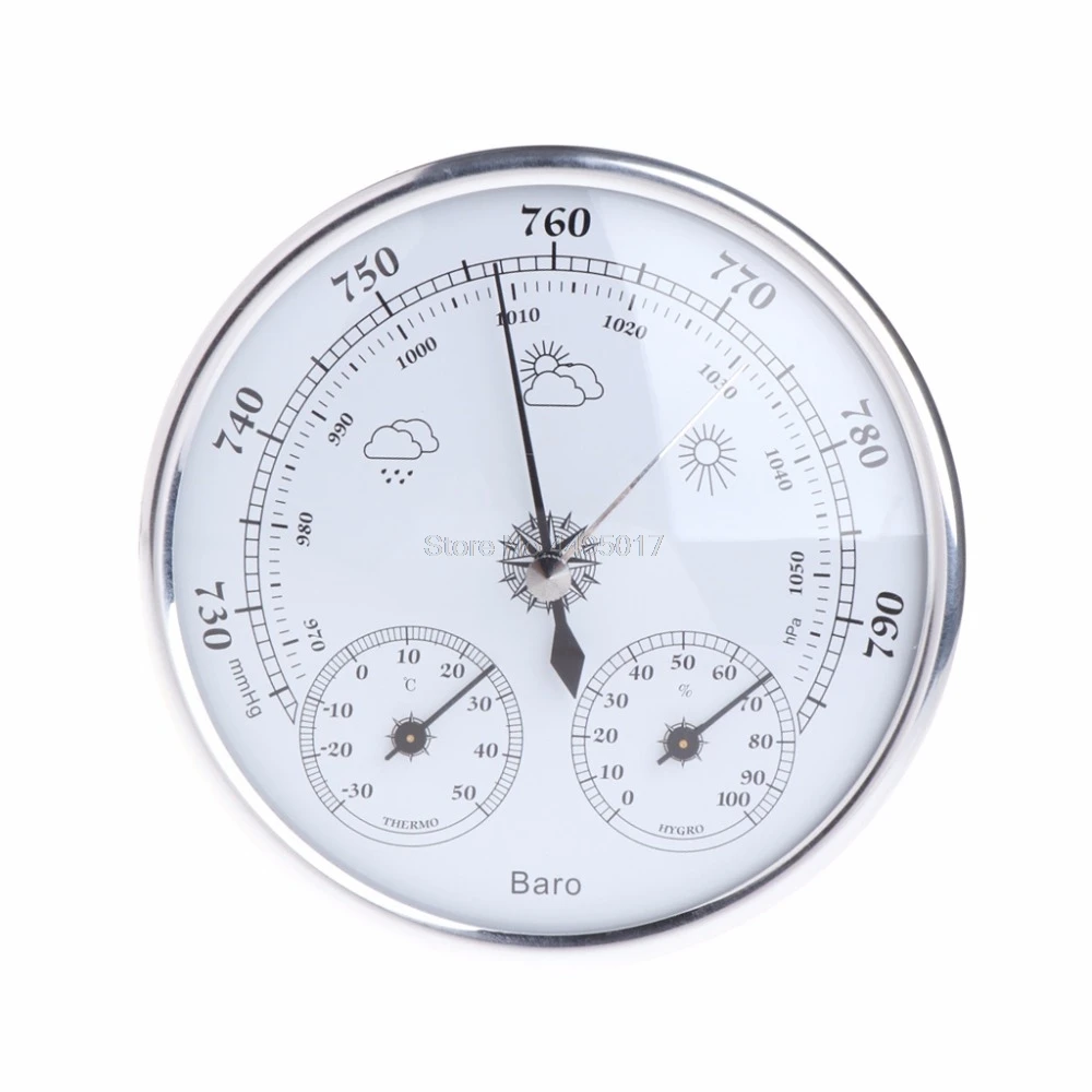 

Household Weather Station Barometer Thermometer Hygrometer Wall Hanging Su Aug12