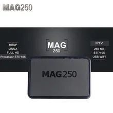 5PCS 2016 Best Linux IPTV box Mag 250 ip tv set top box Media player support