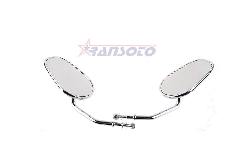 RANSOTO Универсальный мотоцикл боковое зеркало заднего вида для HARLEY DYNA SOFTAIL Утюг XL 883