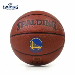 Оригинальный SPALDING NBA Stephen Curie Signature Indoor и Outdoor General PU № 7 Баскетбол (стандартный мужской матч мяч) 74-645