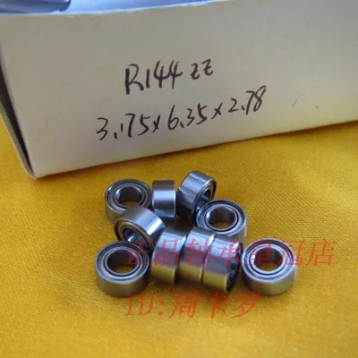 Цена за 100 шт. R144ZZ Стоматологических Наконечников подшипники 1/8x1/4x7/64 R144Z экранированный миниатюрный шарикоподшипник 3.175*6.35*2.78 мм Цена за 100 шт. R144ZZ Стоматологических Наконечников подшипники 1/8x1/4x7/64 R144Z экранированный миниатюрный шарикоподшипник 3.175*6.35*2.78 мм