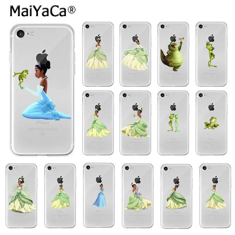 Мягкий высококачественный чехол из ТПУ для телефона MaiYaCa Tiana Princess and the Frog iPhone 8 7 6 6S