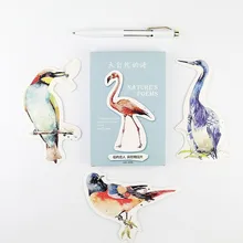 30 шт./лот милая форма животных открытка с Фламинго японский милый DIY конверт подарочная карта креативная Закладка канцелярские принадлежности