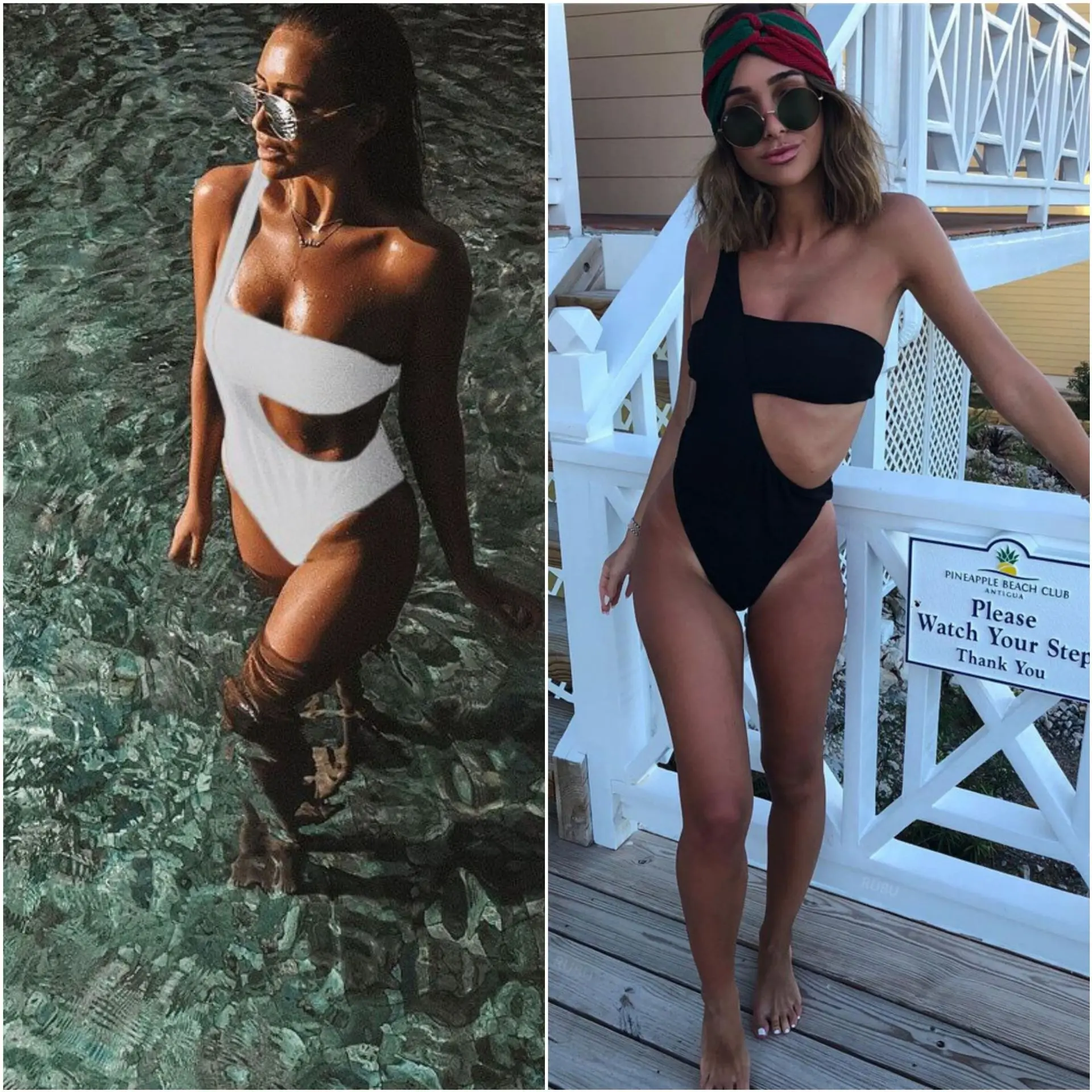

Bikini 2019 Women's Swimsuit Sexy Solid Color Sexy Gathered Irregular Bikini Maillot De Bain Trajes De Bano