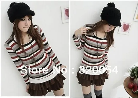 Бесплатная доставка 1 шт. модная женская вязаная шапка милая ручной вязки Зимняя