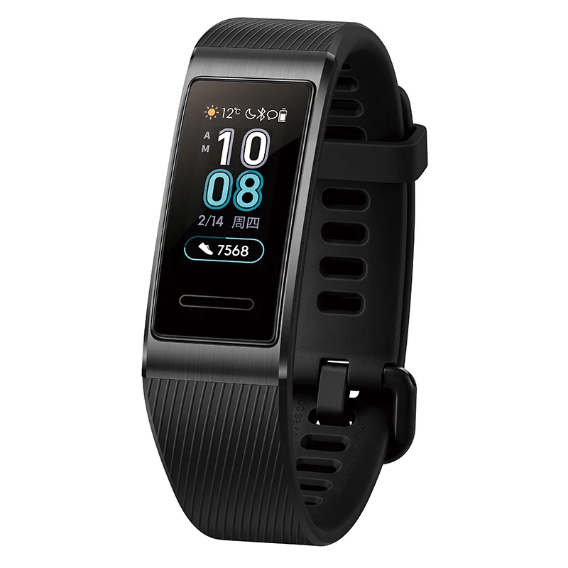 Смарт браслет Huawei Band 3 Pro водонепроницаемый фитнес трекер с Bluetooth и сенсорным