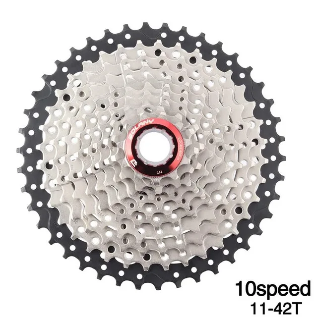 MTB велосипед freewheel 8 9 10 11 скорость 40 42 46 50 т маховик для Shinamo XT SLX Sram Горный велосипед Велоспорт кассеты аксессуары - Цвет: 10S Peed 11-42T