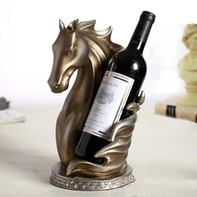Абстрактная лошадиная голова, держатель для бутылки вина, декоративная смола, креативная скульптура, винный шкаф, барная посуда, Декор, аксессуары для рукоделия, принадлежности