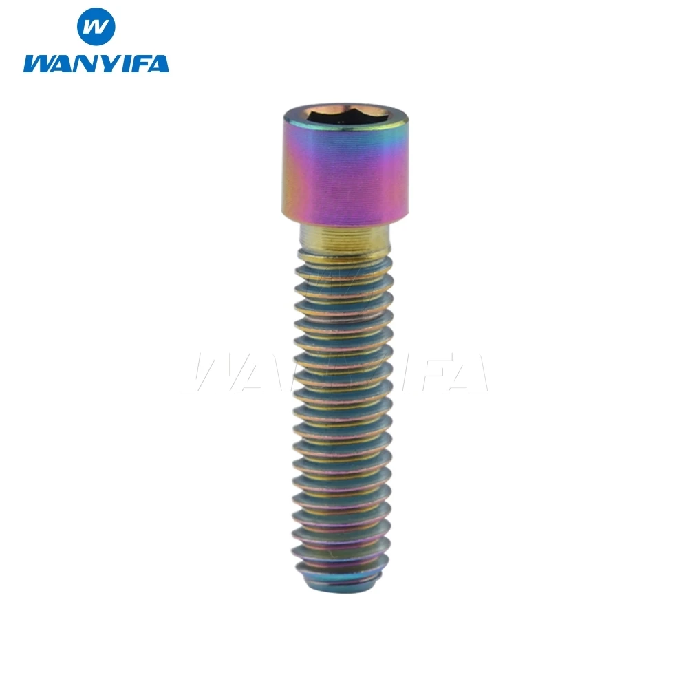 Титановый болт Wanyifa M4 x 10 13 5 15 20 25 мм шестигранный ключ маленький винт для