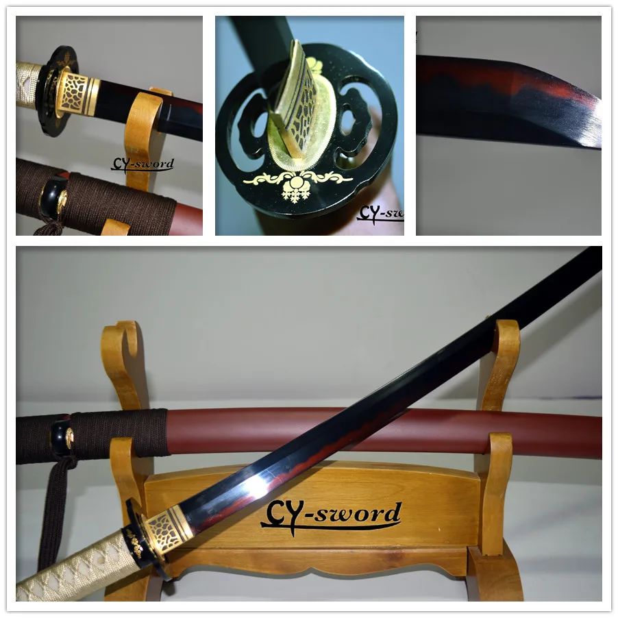 Buy Clay Tempered T 10 Steel BLACKSMITHING katana