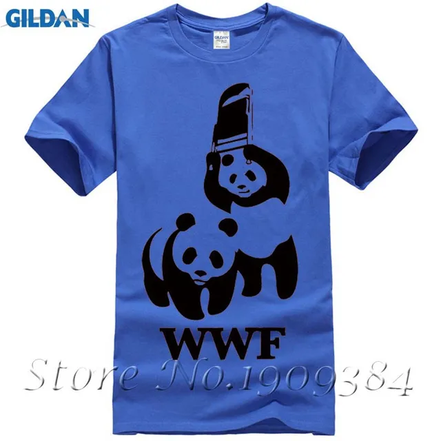 FUNNY WORLD WILDLIFE FOUNDATION WWF T shirt cotton top 6272 Fashion