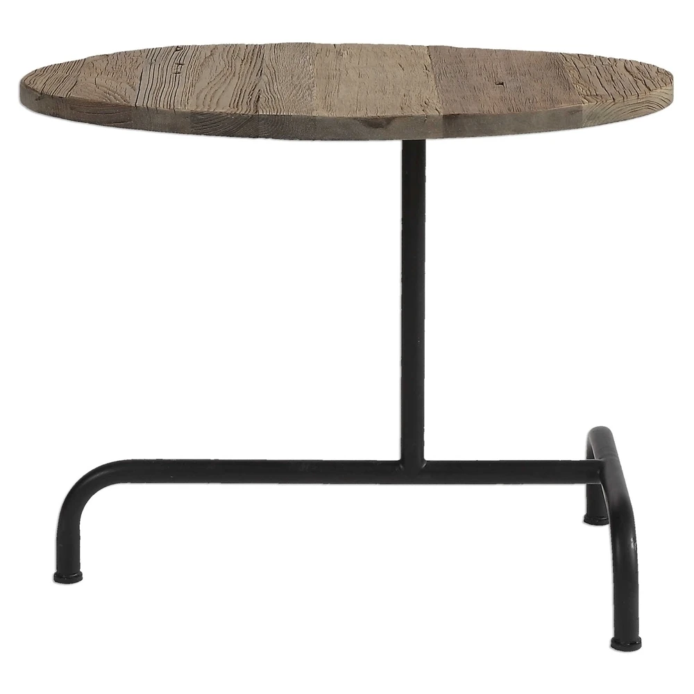 Martez Industrial Accent Table